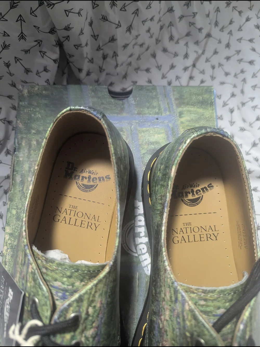 Dr. Martens 1462 The National Gallery Monet Water Lily Pond Oxford Shoe - Picture 6 of 10